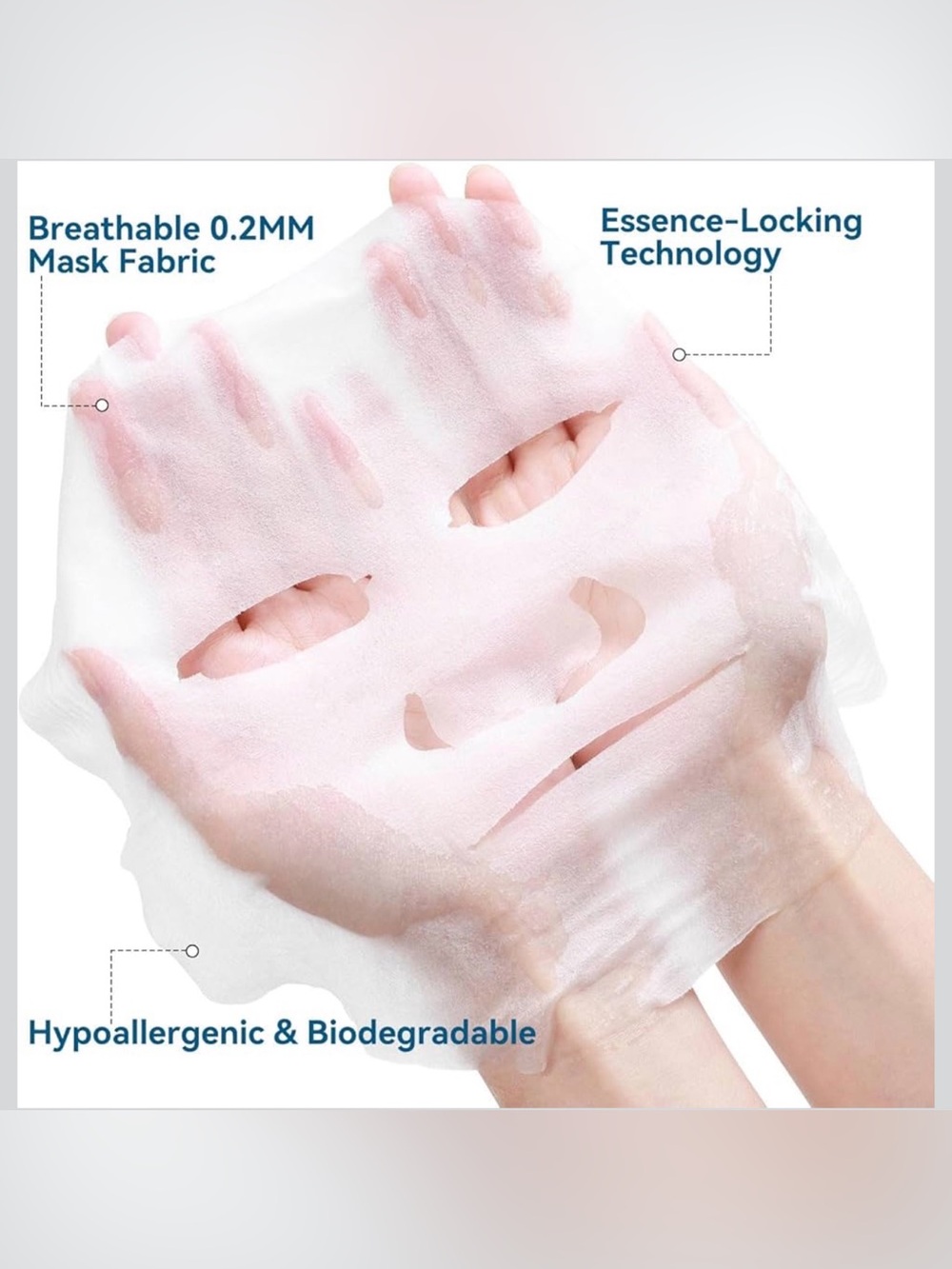 Hyaluronic Acid & Collagen Hydrating Sheet Masks All Skin Types (25 Sheets) NIB - Picture 8 of 14